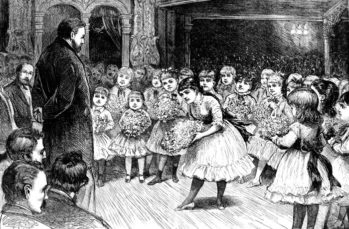 THE CHILDREN'S WELCOME TO GENERAL GRANT.&mdash;Drawn by A.&nbsp;B. Frost.&mdash;[See page 94.]