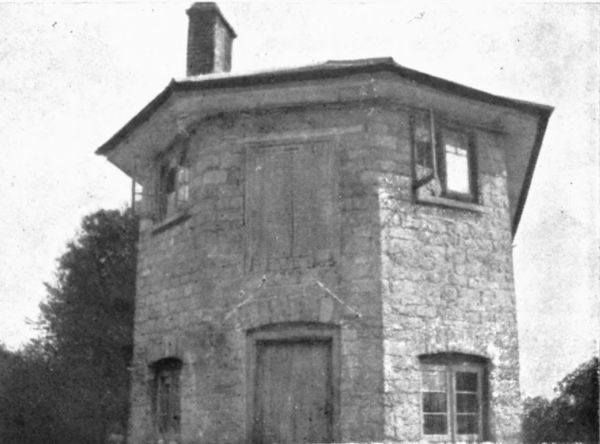 BAGSTONE TURNPIKE GATE HOUSE.

GATE ABOLISHED ABOUT 1870.