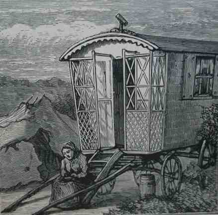 Outside a Christian Gipsy&rsquo;s van