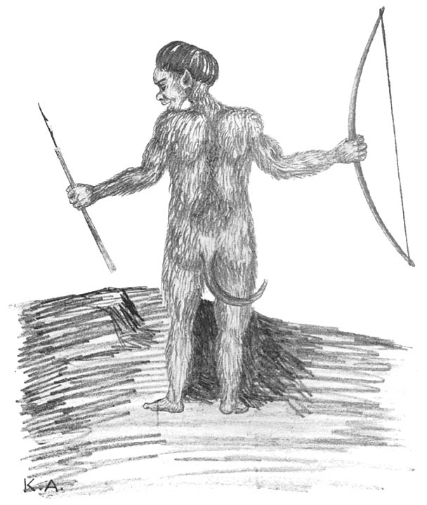 &ldquo;Inland-dweller&rdquo; armed with bow and arrow.