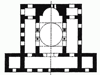 Fig. 1.&mdash;Kasr Ibn Wardan (Strzygowski).