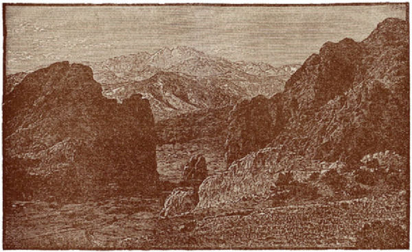 A mountainous landscape