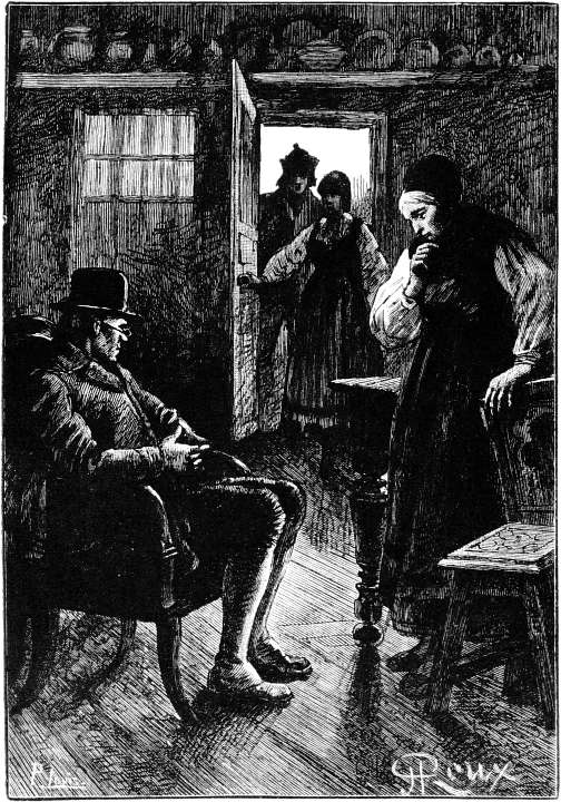 Sandgo�st zat in den grooten leuningstoel. Blz. 150.