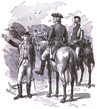 General Washington in the Trenches before Yorktown