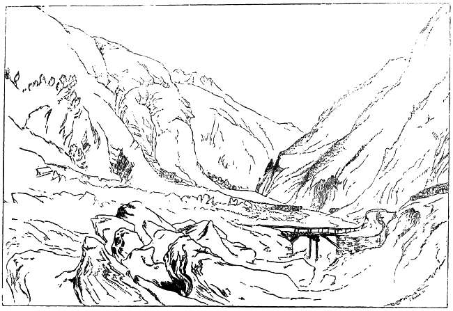 Pass of Fa�do. (1st. Simple Topography.)