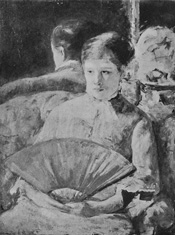 Woman with a Fan

From a painting by Mary Cassatt