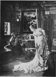 L'Atelier

From a painting by Alfred Stevens