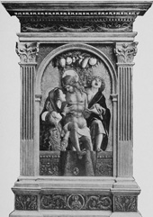 In the Metropolitan Museum, New York.

Piet�

From a panel by Carlo Crivelli