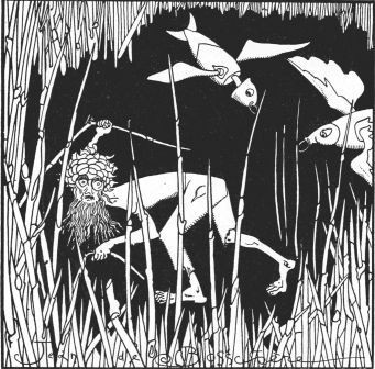 The Prisoner never ceased to break the Sugar-canes