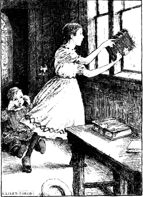 And smashed a window-pane with it.&mdash;Page 165.