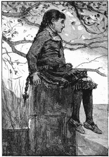 "SHE SAT THERE HIGH IN THE AIR WHILE THE STEAMER BACKED
OUT FROM THE PIERS."