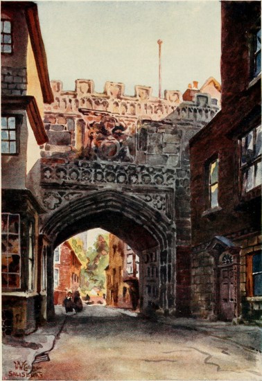SALISBURY

HIGH STREET GATEWAY INTO THE CLOSE