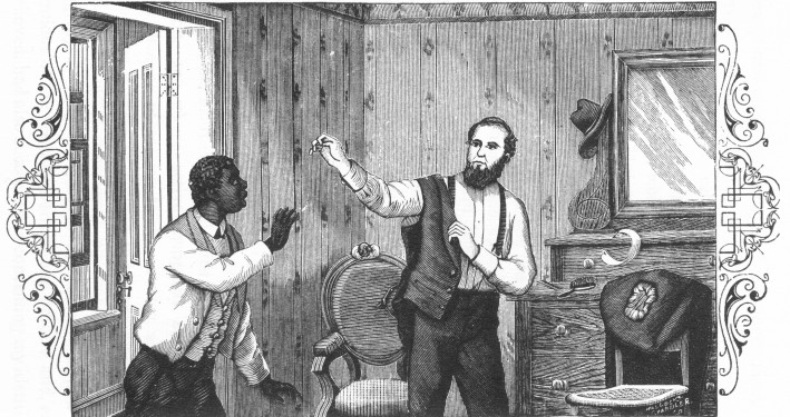 "Fo' God, Massa Allen, ye'll be a dead man in de
mo'nin'!" P. 195.