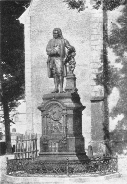 The Bach Statue at Eisenach The Bach Statue at Eisenach