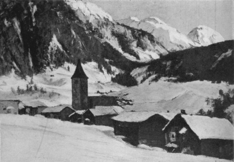 Mountain Village. Paul Crodel, 1862- Mountain Village. Paul Crodel, 1862-