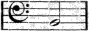 Treble clef B