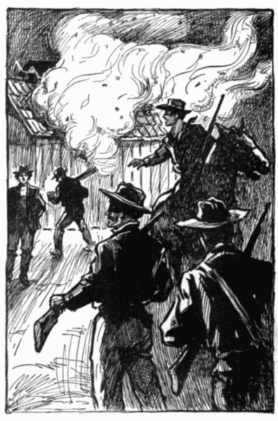 Dressed in her husband's clothes, she led them to the
tobacco barn.