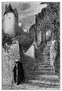 Medi�val Stairway and the Ch�teau de Luynes