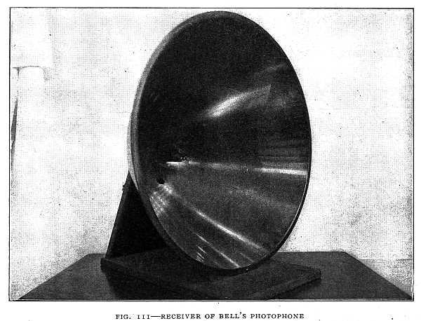 FIG. 111&ndash;RECEIVER OF BELL'S PHOTOPHONE