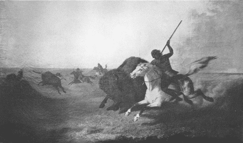 "A BUFFALO HUNT ON THE SOUTHWESTERN PRAIRIES"

J. M. Stanley, 1845