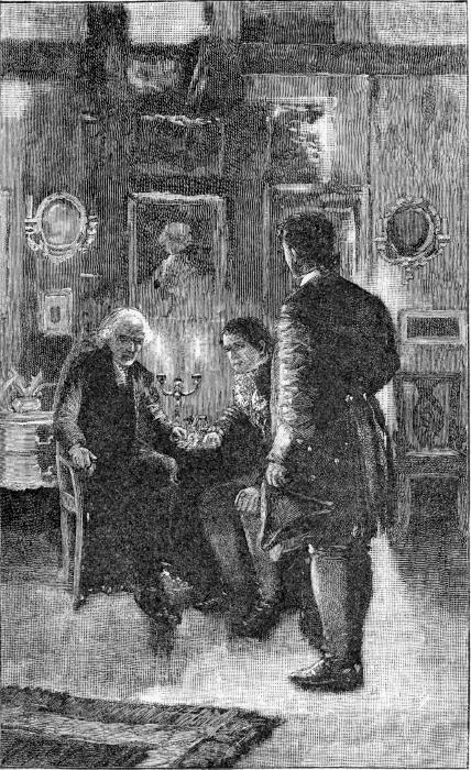 HE FOUND MR. MORRIS SEATED AT THE TABLE AS WELL AS THE
VICAR
