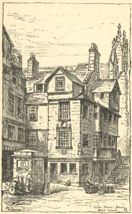 John Knox&rsquo;s House in the High Street