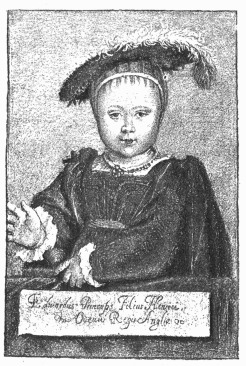 Edward, Prince of Wales, afterwards King Edward VI.

By HOLBEIN.

From a Miniature in the possession of the Duke of Devonshire.