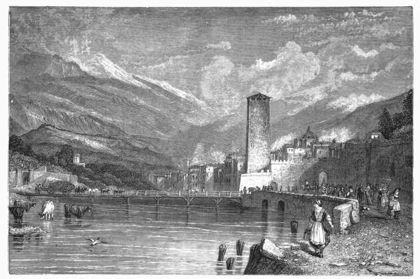 Trent in Tyrol. By CALLCOTT. In the possession of Mr.
Samuel Cartwright.