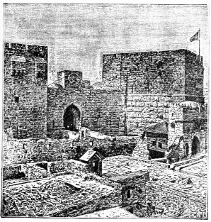 La porte de David, � J�rusalem.