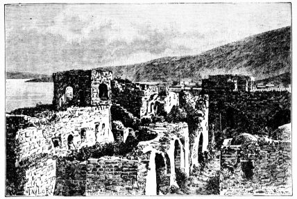 Constructions latines en terre sainte.&mdash;Ch�teau de
Tancr�de � Tib�riade.