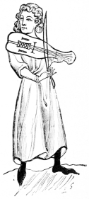 Un jongleur, d'apr�s une miniature.