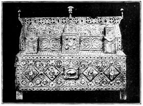 Ch�sse d'Ambazac (Haute-Vienne). (Limoges. Fin du XIIe
si�cle. Revers.)