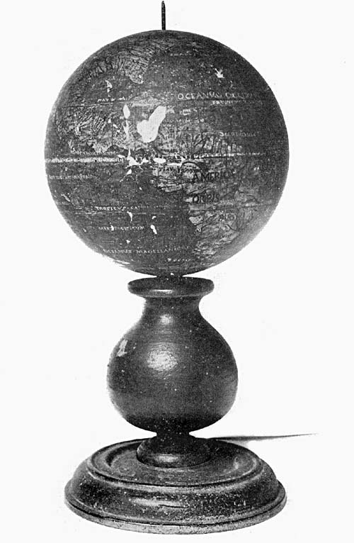 Paris Wooden Globe, 1535.