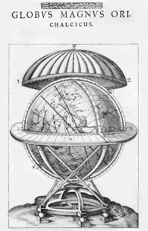 Globus Magnus
of Tycho Brahe, 1584.