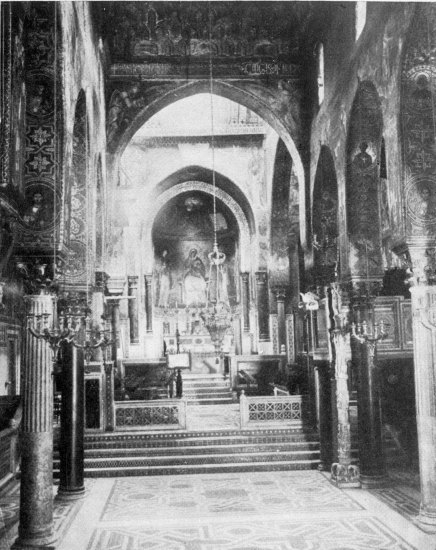 “The Cappella Palatina ... a tiny temple richly
embellished with marvelous mosaics.”
