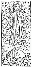 FIG. 15.&mdash;The Creation. From the “Fasciculus Temporum.”
Venice, 1484.