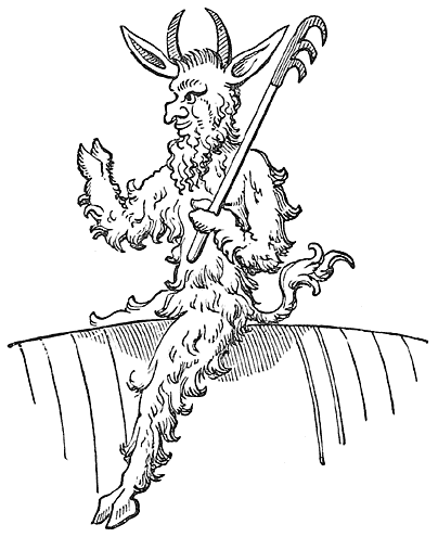 Fig. 31.&mdash;Devil of a Danegeld Treasure (MS. Trin. Coll. Cantab. B. x. 2).