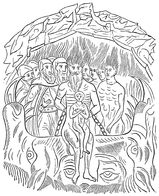 Fig. 4.&mdash;Hierarchy of Hell (Russian, Sixteenth Century).