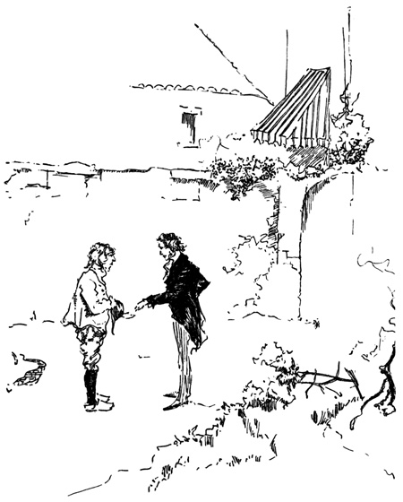 "My father, meeting a disconsolate
peasant, ... would surreptitiously
slide the needful sum into his hand"