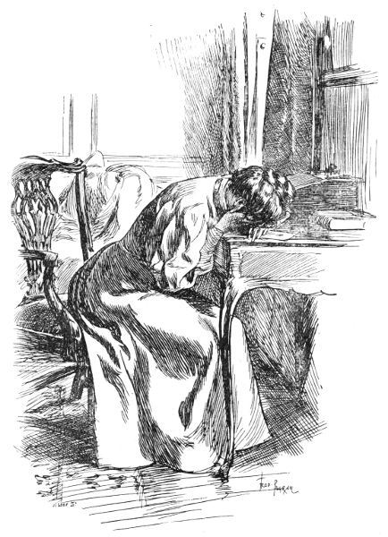 "MISS GRAHAME BURIED HER FACE IN HER HANDS&mdash;SHE WAS
CRYING."