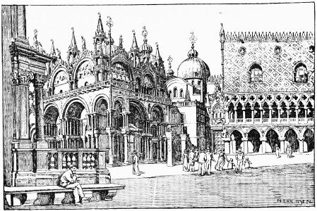 S. MARCO AND THE DOGE’S PALACE, WITH THE LOGGETTA IN THE
FOREGROUND