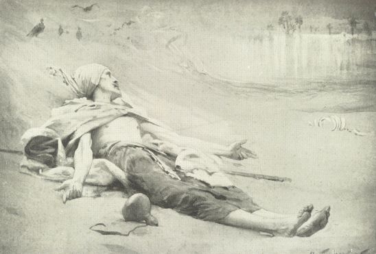 &lsquo;John the Pilgrim.&rsquo;  (By Arthur Hacker, A.R.A.)