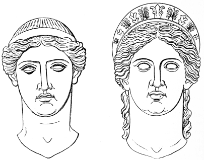 Fig. 218.&mdash;Head of Hera, in Naples.