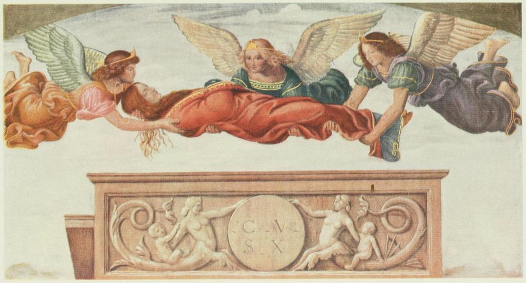 PLATE VIII.&mdash;BURIAL OF ST. CATHERINE