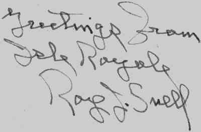 Author&rsquo;s Autograph
