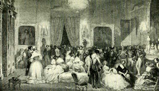 Une soir�e chez le duc d'Orl�ans