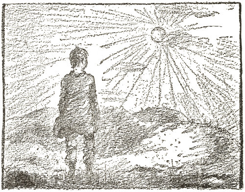 I had learned by deduction that
I see the sun with my eyes