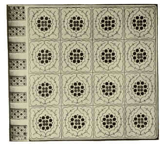BOOKBINDING IN WHITE PIGSKIN, WITH INLAY AND GOLD
TOOLING BY FRANZ WEISSE