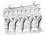 BRICK CORNICE&mdash;BROLETTO, BRESCIA.