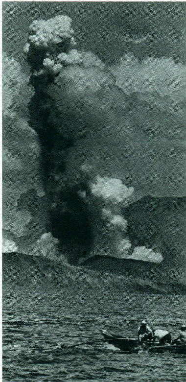 Taal Volcano, Philippines, 1965.